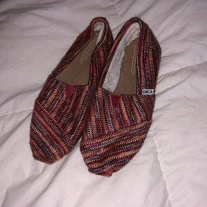 brand new never worn colorful Toms